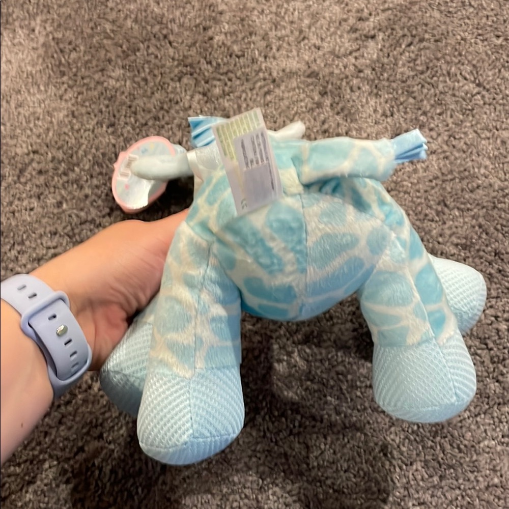 NWT First and Main Jingles 11” blue sitting giraffe - Picture 4 of 4